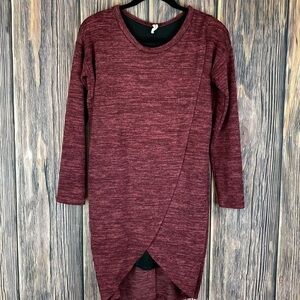 Hello Miz Maroon Maternity Dress- Size Small